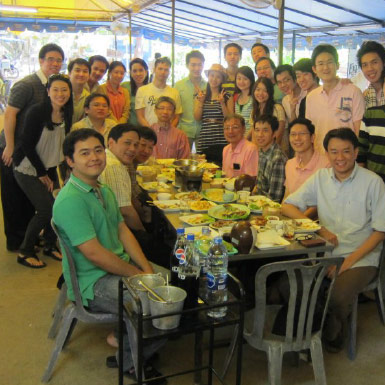 ภาพกิจกรรมสัมพันธ์กับ Resident อายุรศาสตร์จุฬาฯ 