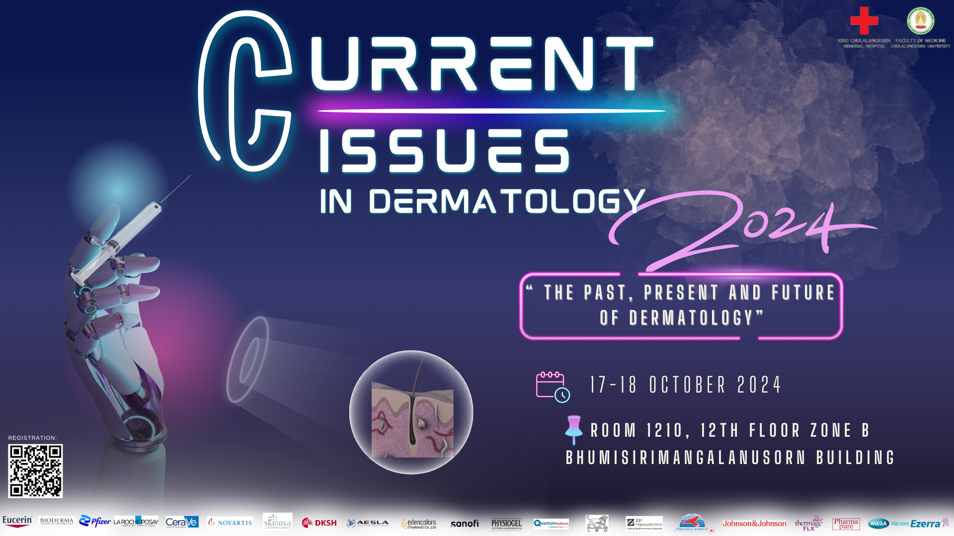 งานประชุมวิชาการ  Current Issues in Dermatology 2024 "The Past Present and Future"